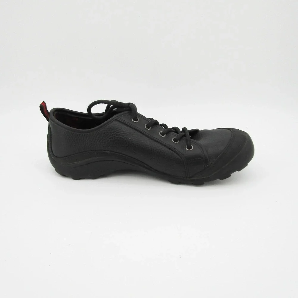 Tommy Hilfiger Leather Oxford Shoes Mens 9M Black Lace Up Casual - Picture 2 of 10